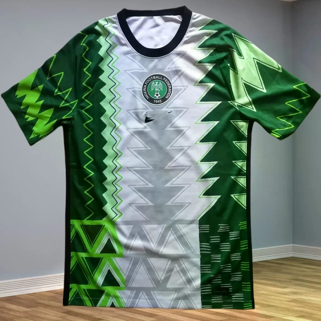 2020 Đội tuyển quốc gia Nigeria Gold Label Player Edition Home Jersey 3d Áo thi đấu bóng đá in hình