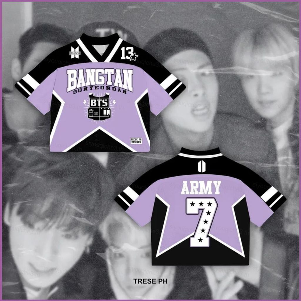 SY3 2025 BTS FESTA Bangtan Boys jersey dạo phố Áo thun tay ngắn YS3