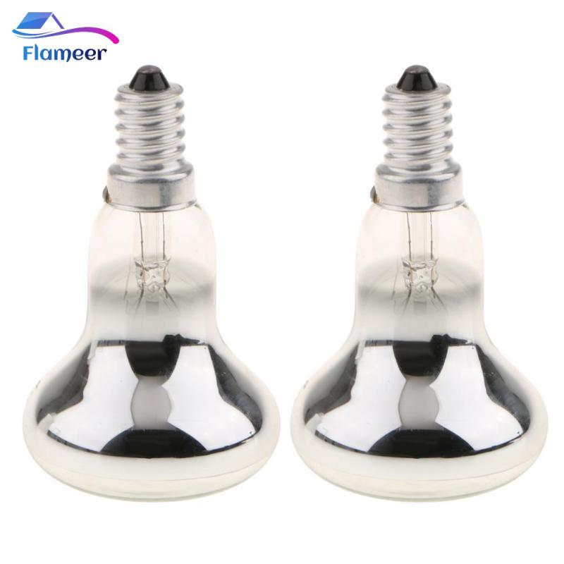 2x R50 E14 SES Đèn Bóng Đèn Phản Quang Điểm Bóng Đèn Vít Nhỏ 40W 2 Chiếc 40W