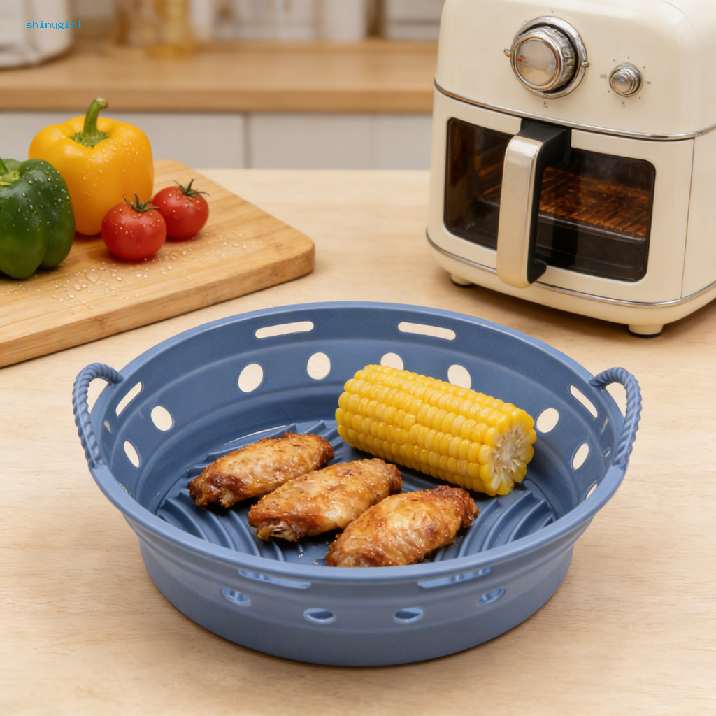 SHI Easy Clean Air Fryer Liner Silicone Air Fryer Basket Liner Có thể tái sử dụng Silicone Air Fryer