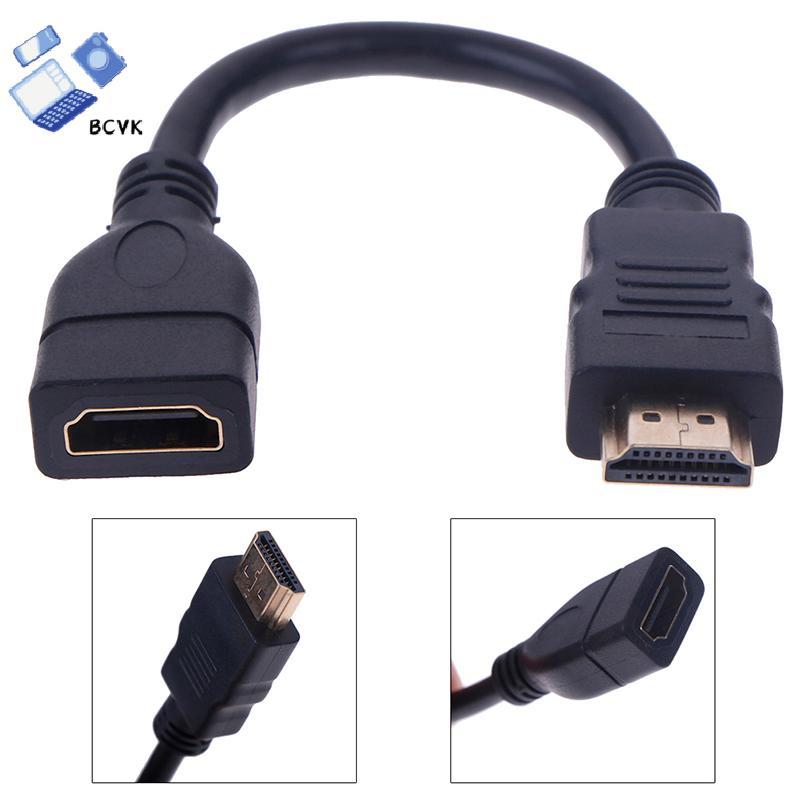 [BCVK] 1 Cáp Nối Dài HDMI Nam Sang Nữ 15cm / 30cm HDMI Bảo Vệ Mở Rộng Dây Tốt