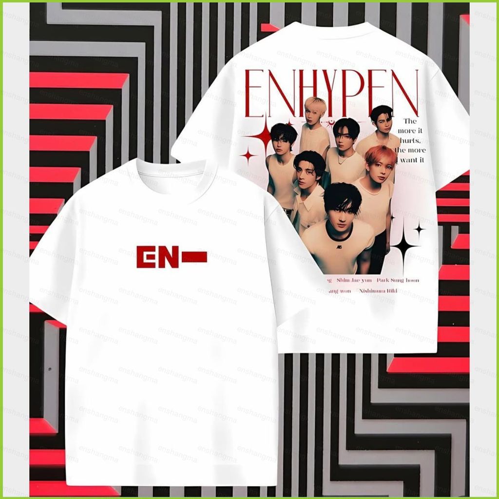 Áo ngắn tay Enhyphen Jungwon Heesung Jay Jake Unisex - Xu Hướng Mới Nhất