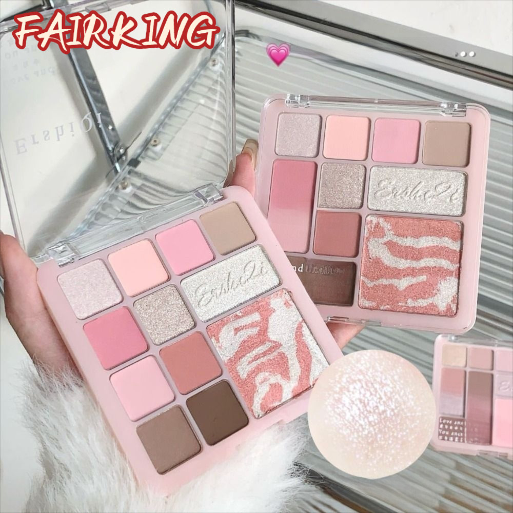 Bảng phấn mắt FAIR KING, Bảng phấn mắt mờ lâu trôi màu Nude, Công cụ trang điểm mắt thời trang 16 mà