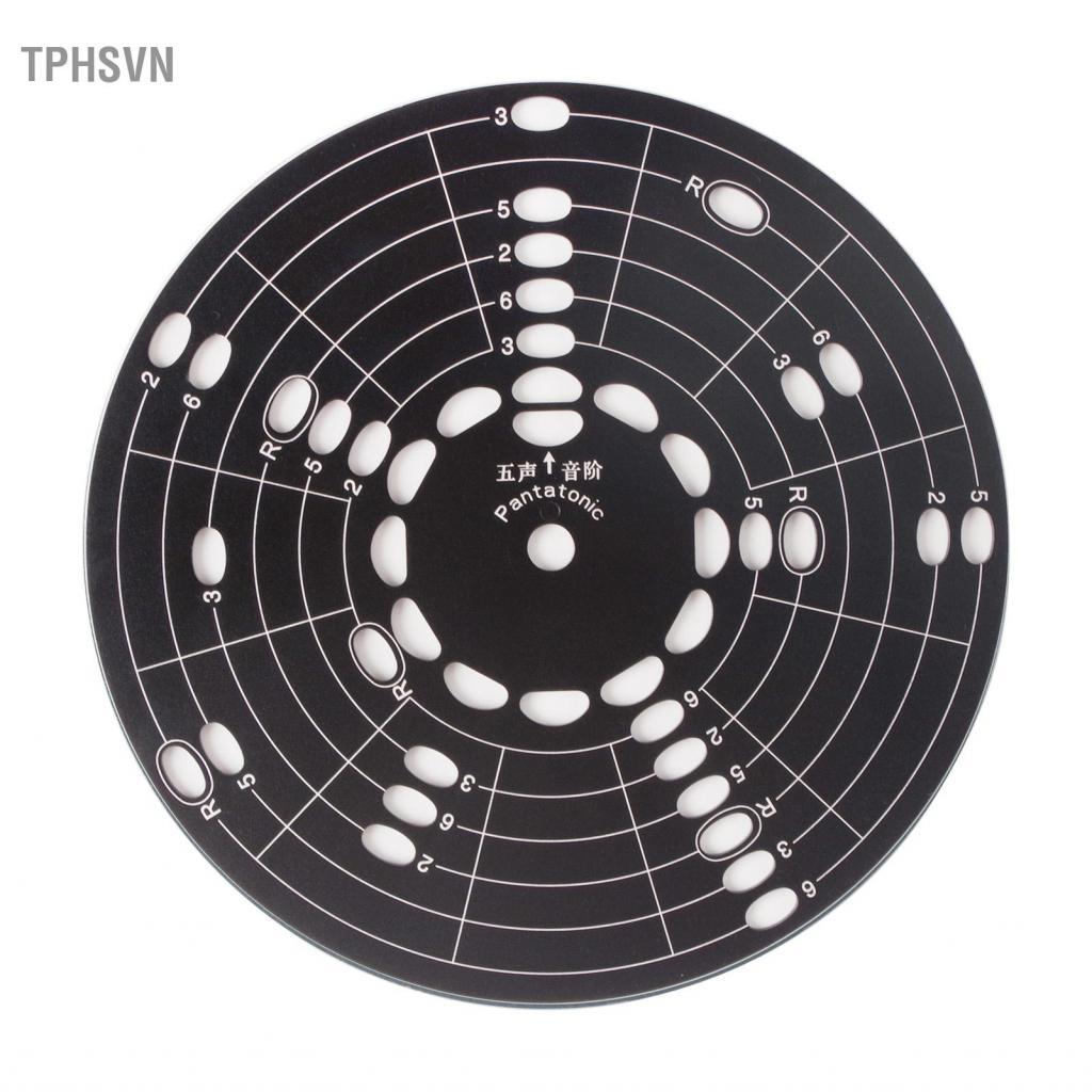 tphsvn WOTAO Công cụ giai điệu bánh xe Circle of Fifths có giá đỡ Túi đựng hợp âm Hợp kim nhôm Cấp đ
