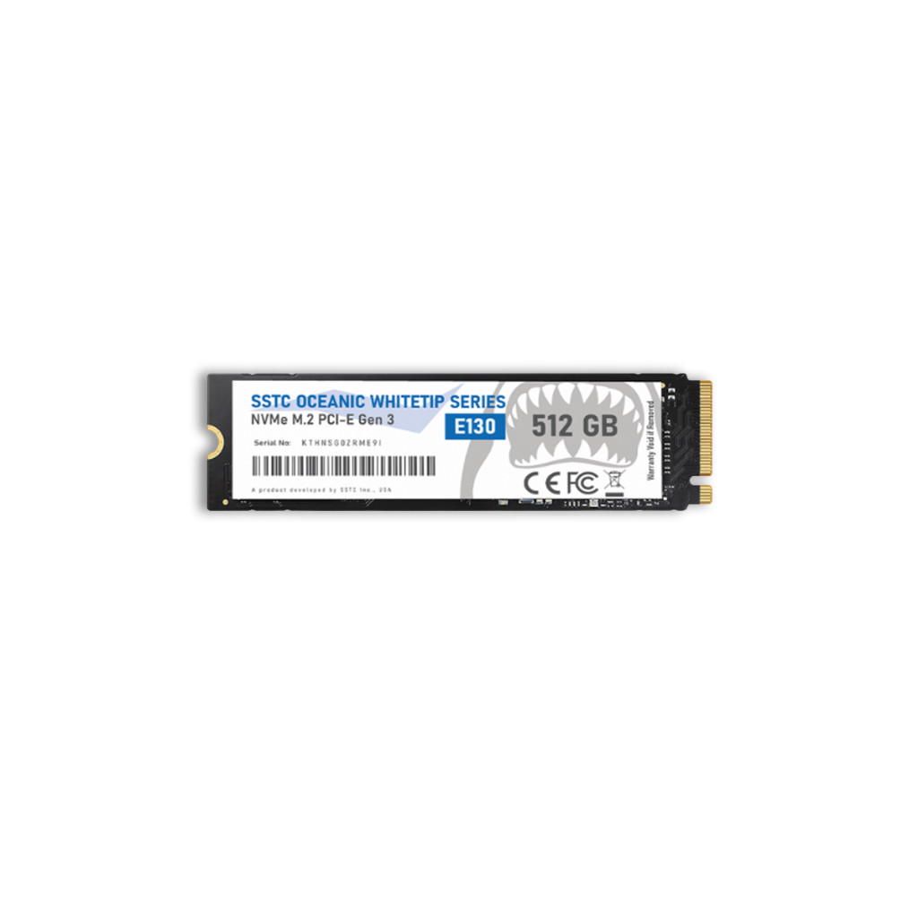 SSD NVMe SSTC Whitetip E130 512GB M.2 2280 PCIe Gen3x4 Read 3200MB/s TBW 300 BH 36T | BigBuy360 - bigbuy360.vn