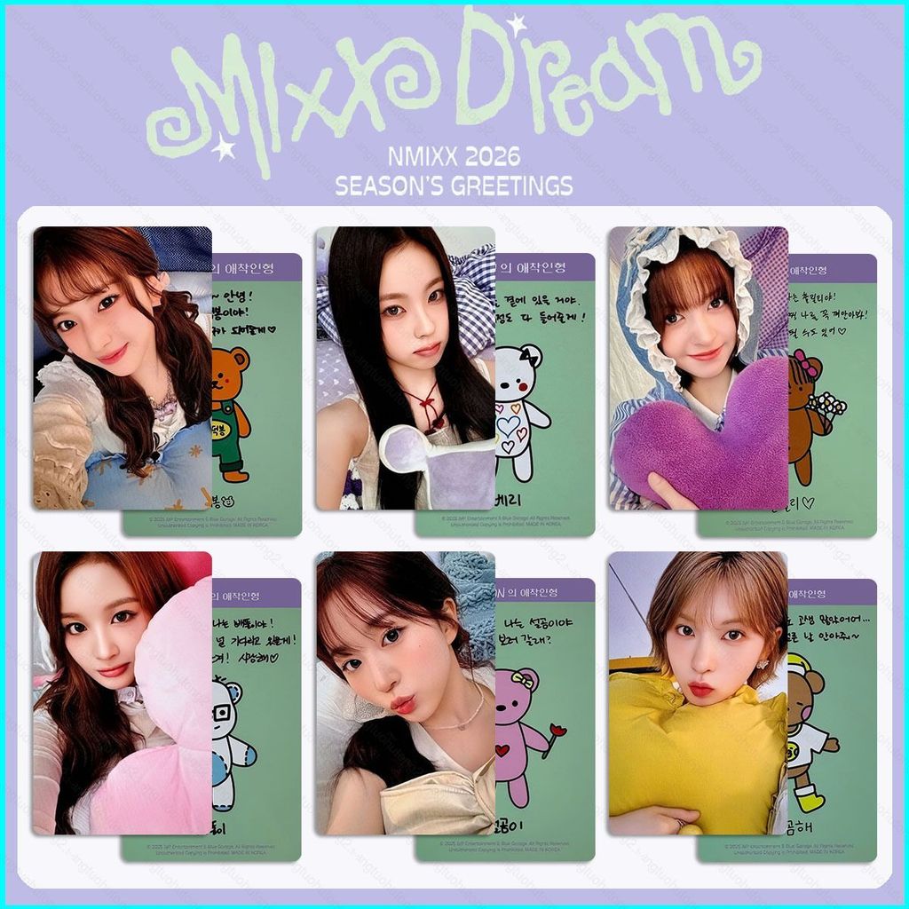 HT2 6 Cái / bộ NMIXX LOMO Card MÙA MÙA MÙA MIXX DREAM HAEWON Bưu Thiếp Bộ Sưu Tập Ngôi Sao Ngoại Vi 