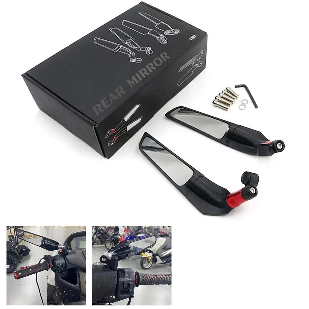 Xe Máy Gương Chiếu Hậu Cánh Gió Có Thể Điều Chỉnh Xoay Bên Gương Dành Cho Xe Yamaha MT25 MT125 MT01 