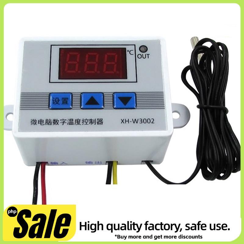 Bộ điều khiển nhiệt độ LED kỹ thuật số XH-W3002 220V Đầu dò công tắc điều khiển nhiệt độ 10A với cảm