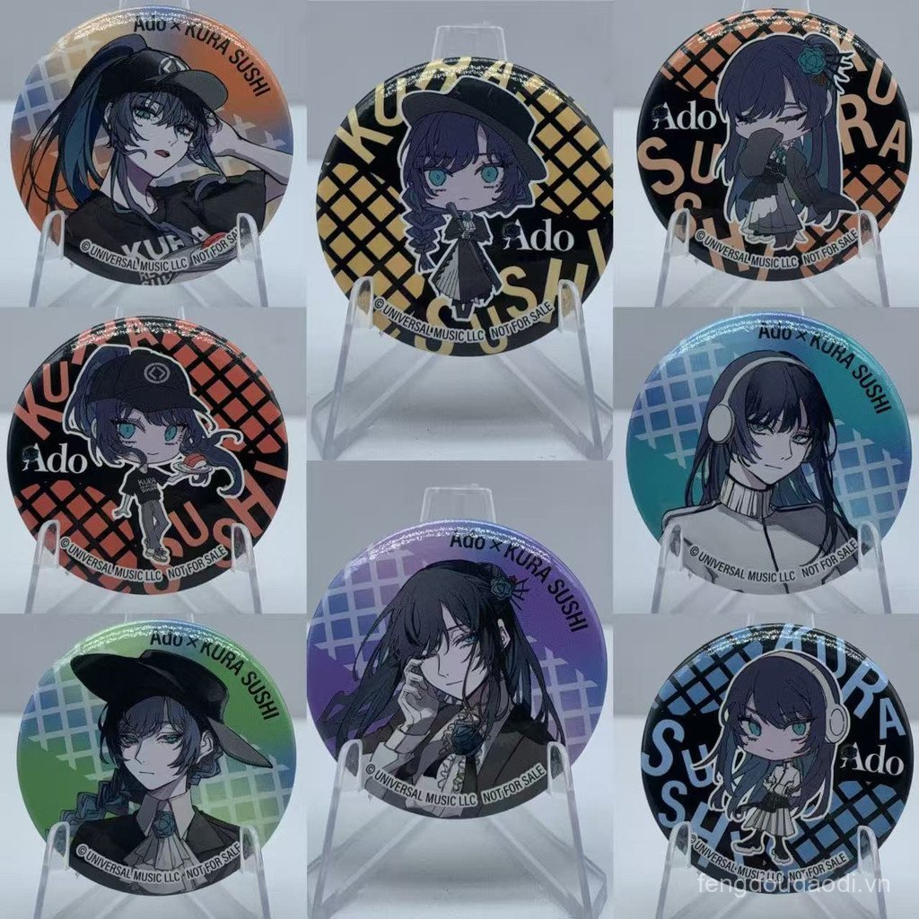 Bán chạy 2025 Số lượng lớn KURA SUSHI SUSHI Bar Huy hiệu Viên nang Đồ chơi Hàng hóa