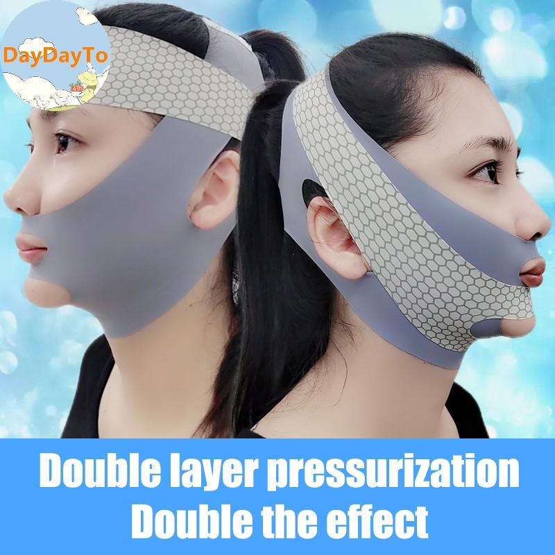 DayDayTo Face-Lift With Sleep Face V Shaper Facial Slimming Bandage Relaxing Shape Lift Giảm Double 