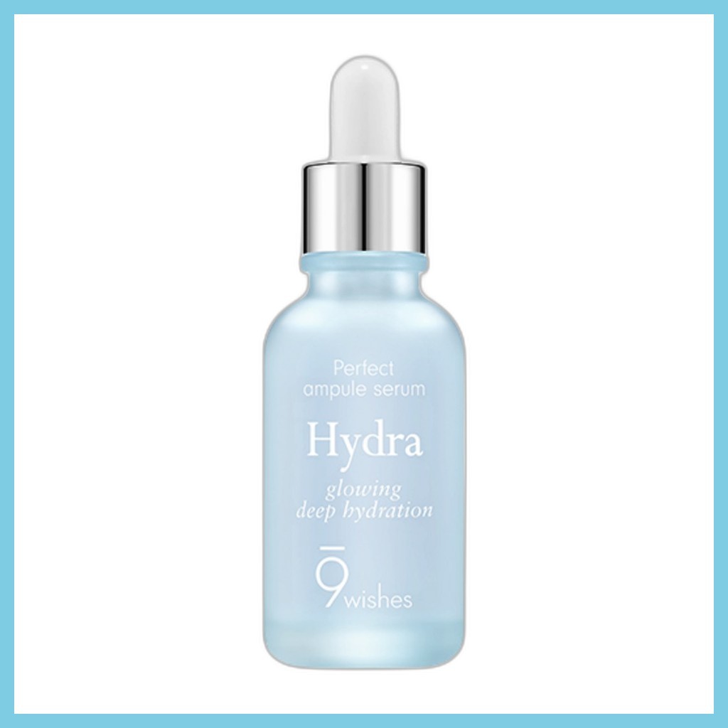 [9wishes] Hydra Glowing Deep Hydrat hóa Ampoule (Hydra Ampoule Serum), 30 mL / Serum Ampoule Hàn Quố