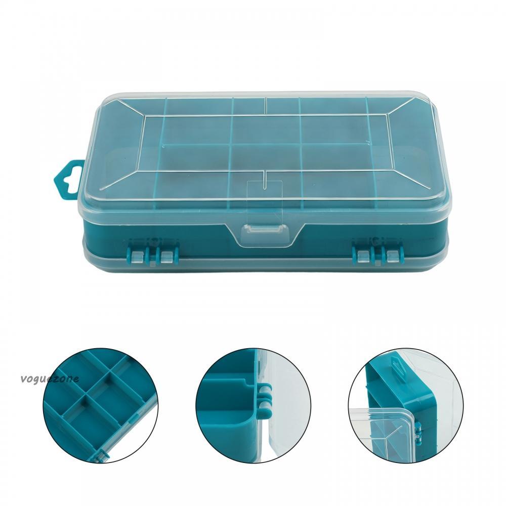 #VOGUEZ#Tool Box Nails Nuts 8-Slot Accessories Bolts Organizer Plastic Portable