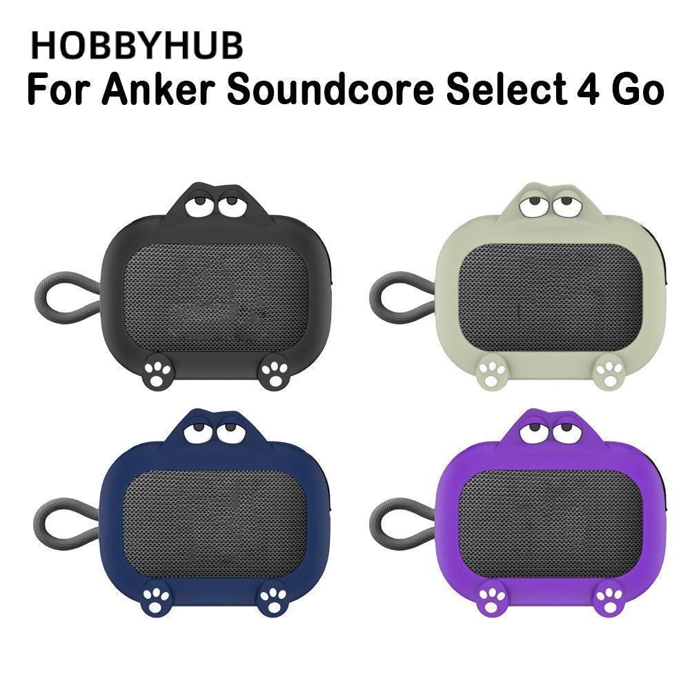 Vỏ bảo vệ HOBBYHUB, Loa silicon chống sốc, Vỏ chống bụi hoạt hình cho Anker Soundcore Select 4 Go Ph