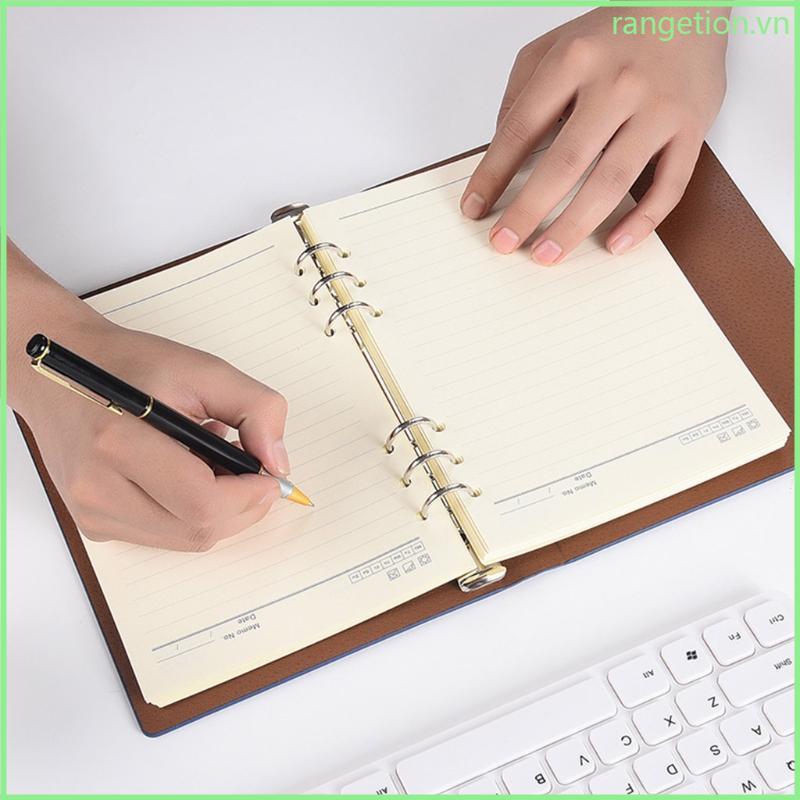 RAN A5 A6 PU Notebook Notepad Loose-leaf Diary Business Journal Planner Organizer