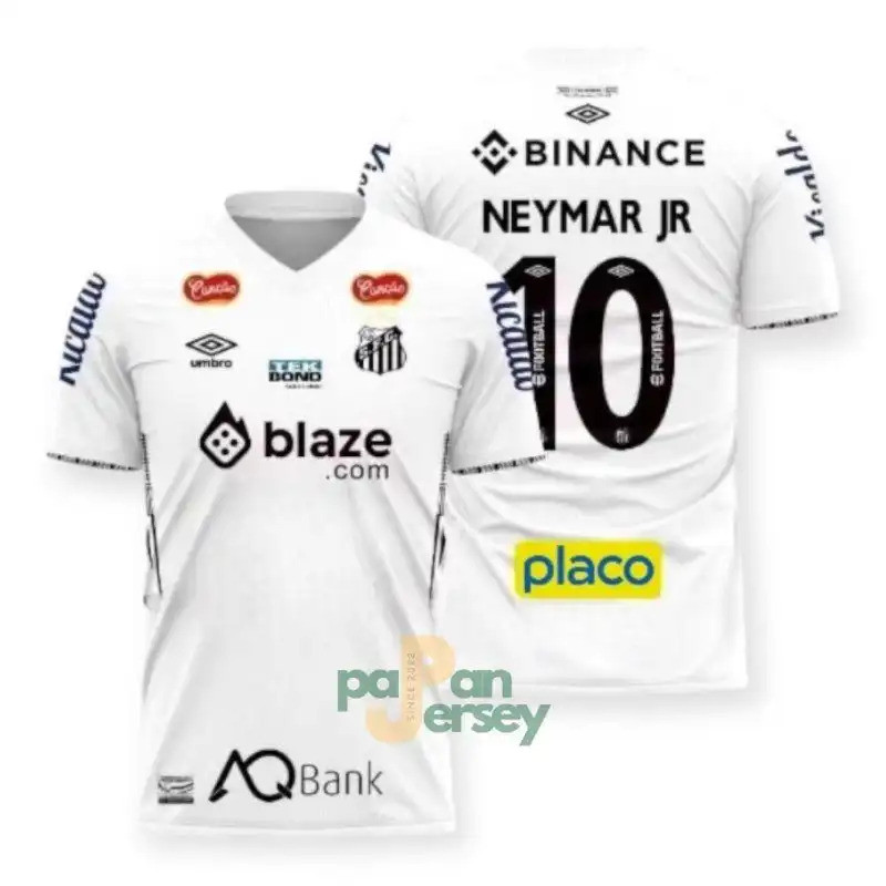 Áo thun bóng đá, Thưởng thức nhiều chiến thắng SANTOS FC NEYMAR JERSEY 2024 / 2025, Áo sơ mi Neymar 