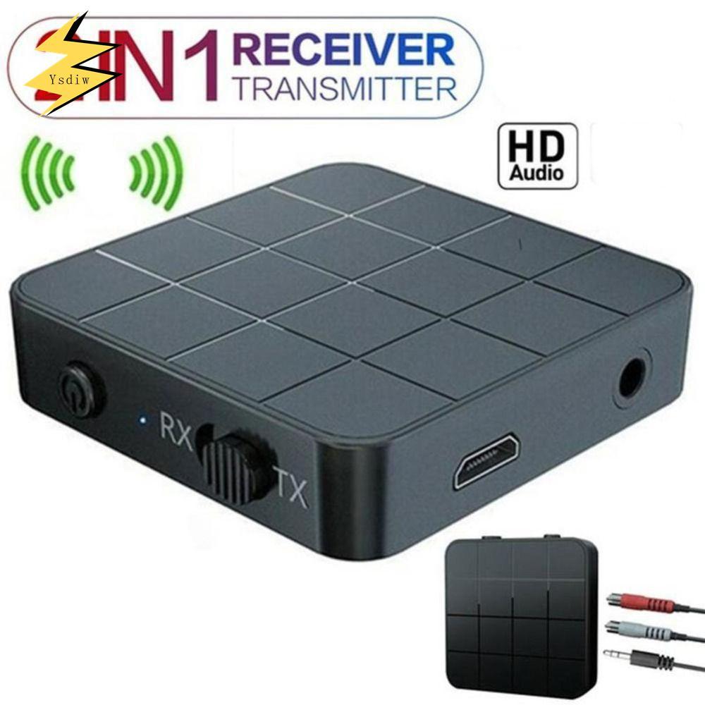 Bộ thu phát âm thanh YSDIW, Bộ chuyển đổi Bluetooth kết nối RCA 2 trong 1 thiết kế HD với micrô 3,5 