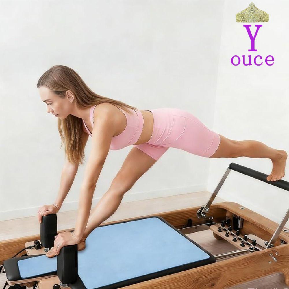 Thảm cải cách YOUCE Pilates, Thảm Pilates chống trượt thấm hút, Máy cải cách Pilates siêu mỏng lông 
