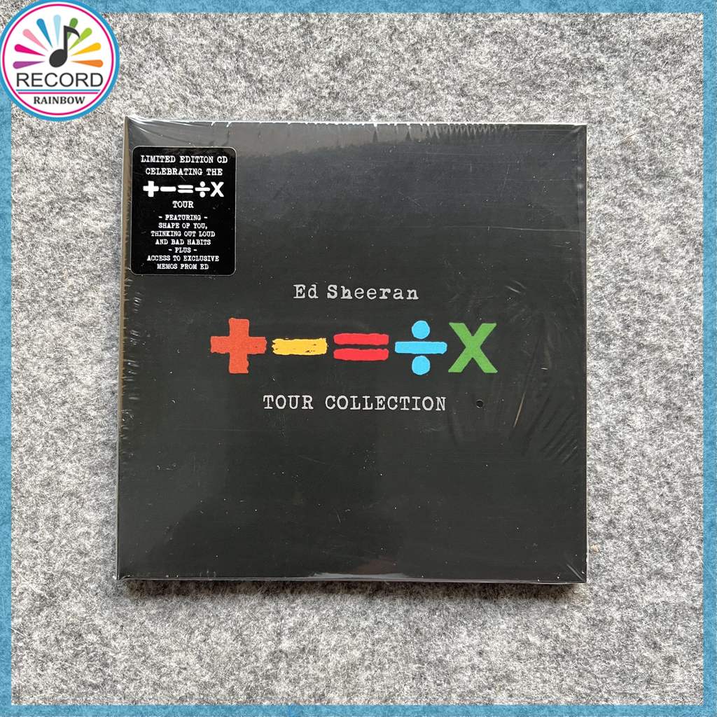 Ed Sheeran + - = ÷ × Album CD Collection Tour [Đã niêm phong] PH hoàn toàn mới20260511