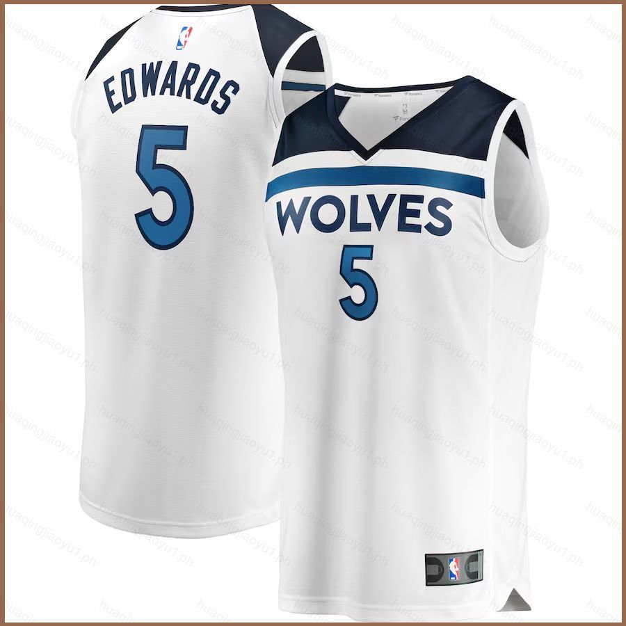 Áo Jersey Anthony Edwards Minnesota Timberwolves phiên bản Icon màu trắng - Size phù hợp từ trẻ em đ