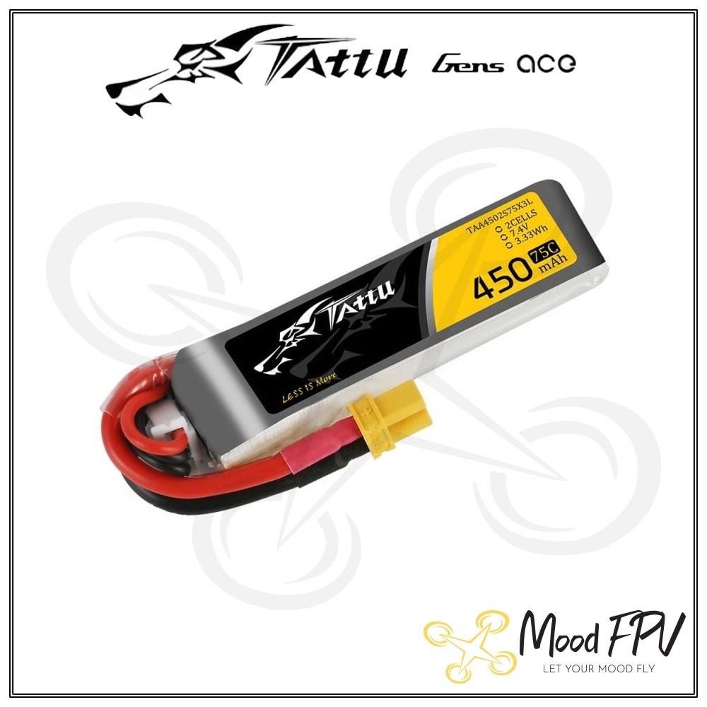 Tattu FPV 450mah 2S | 3S | 4S 75C Chính Hãng