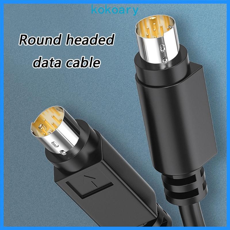 Cáp dữ liệu KOK MD8 8PIn Nam Nữ cho lập trình viên Servo PLC Tự động hóa công nghiệp