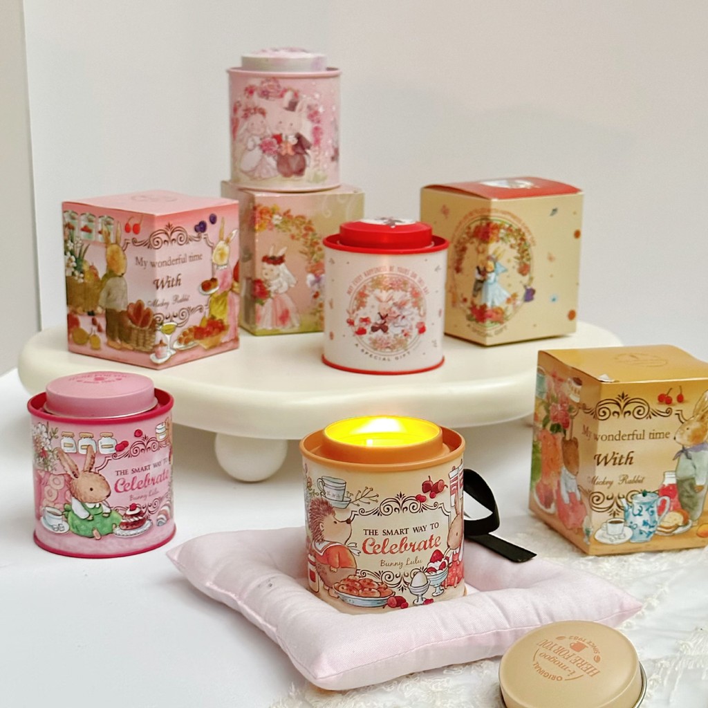 2026 Phong Cách Mới Jiesheng Hương Liệu Thỏ Lọ Thơm Nến Bầu Không Khí Bạn Gái Bé Gái Hàng Ngày Lưu N