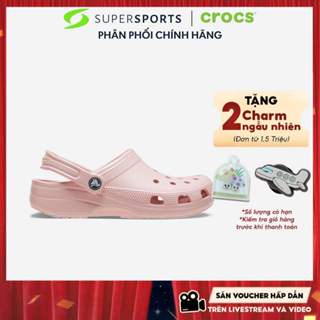Giày Clog Unisex Crocs Classic Quartz - Hồng - 10001-6UR ADS01 LS100 B000