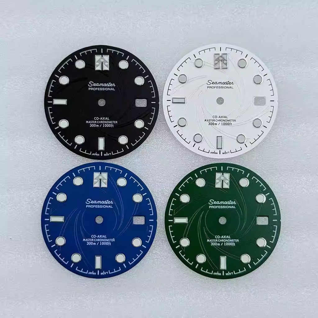 [New 35] Hippocampus Dial Literal Green Luminous, Thích hợp cho máy NH35