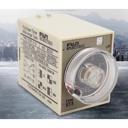 Rơle thời gian ST3P Fuji JSZ3A-B JSZ3A-C JSZ3A-D JSZ3A-E Độ trễ bật nguồn 10 giây 30 phút 60 phút