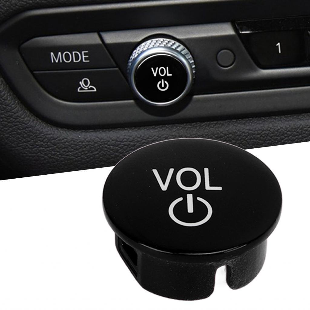 Nút chuyển đổi âm thanh trung tâm Điều khiển âm lượng ô tô Đẩy phù hợp cho M3 M4 G80 G82 G83 (Đen)