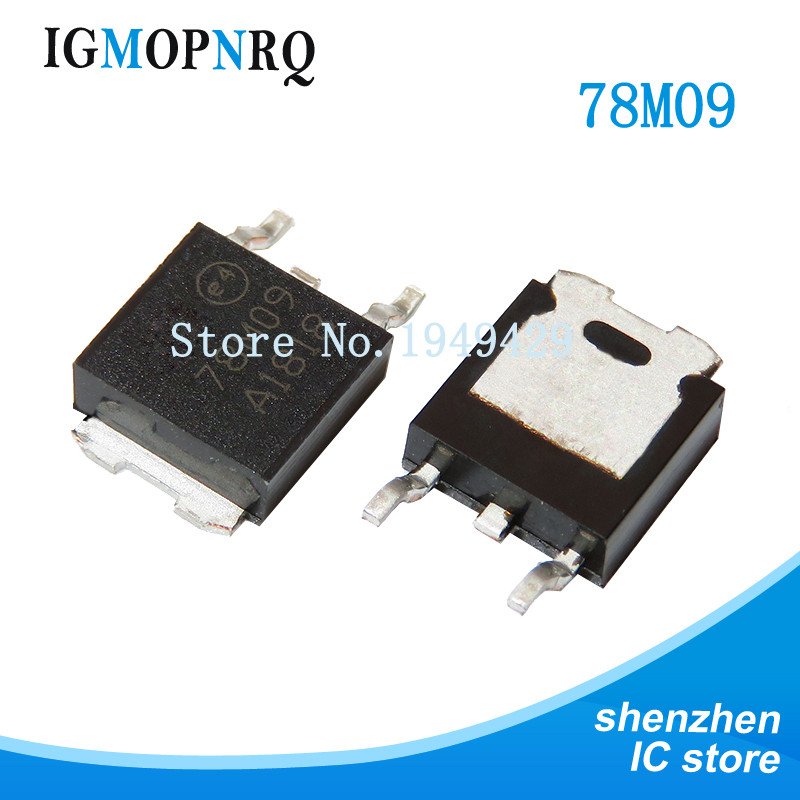 10 CÁI L78M09CDT TO-252 78M09 SMD L78M09 TO252 mới và