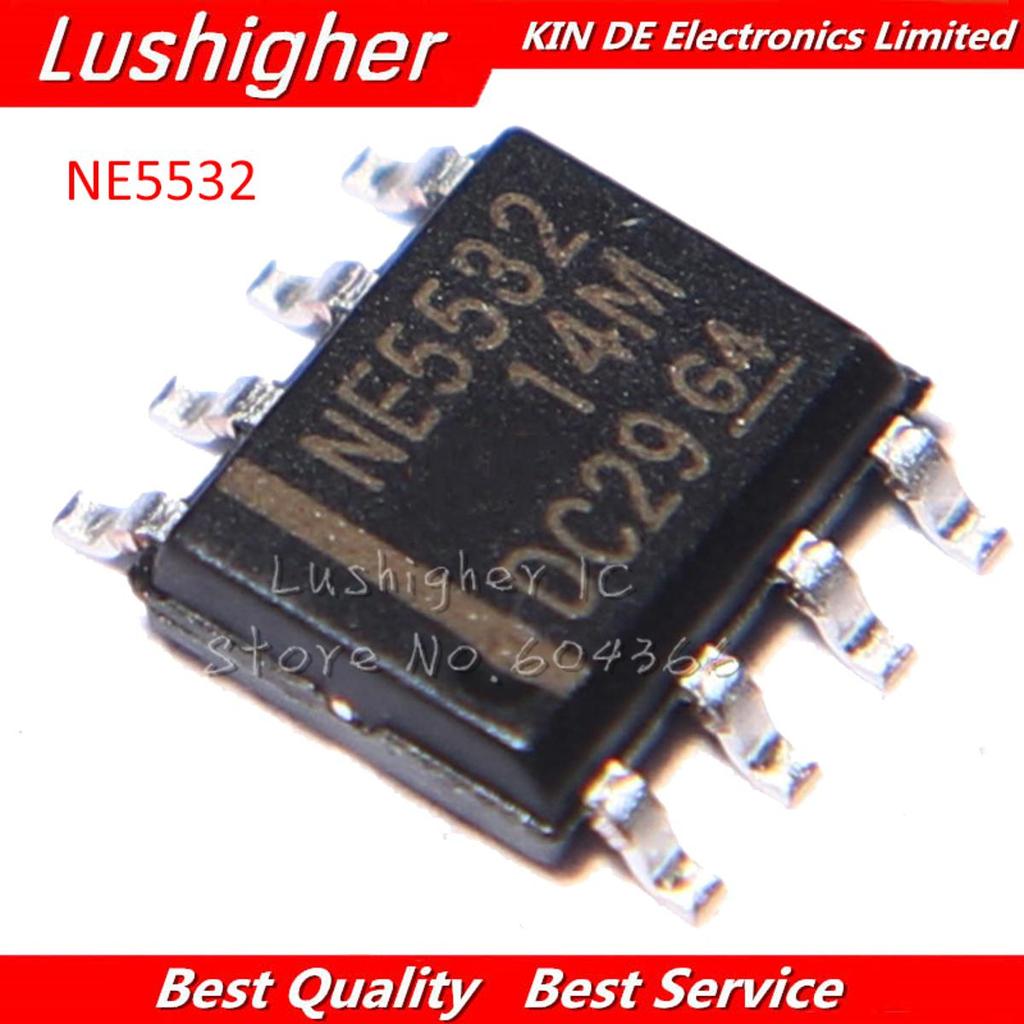 20 CHIẾC NE5532 SOP8 NE5532D SOP N5532DR Mới Chính Hãng