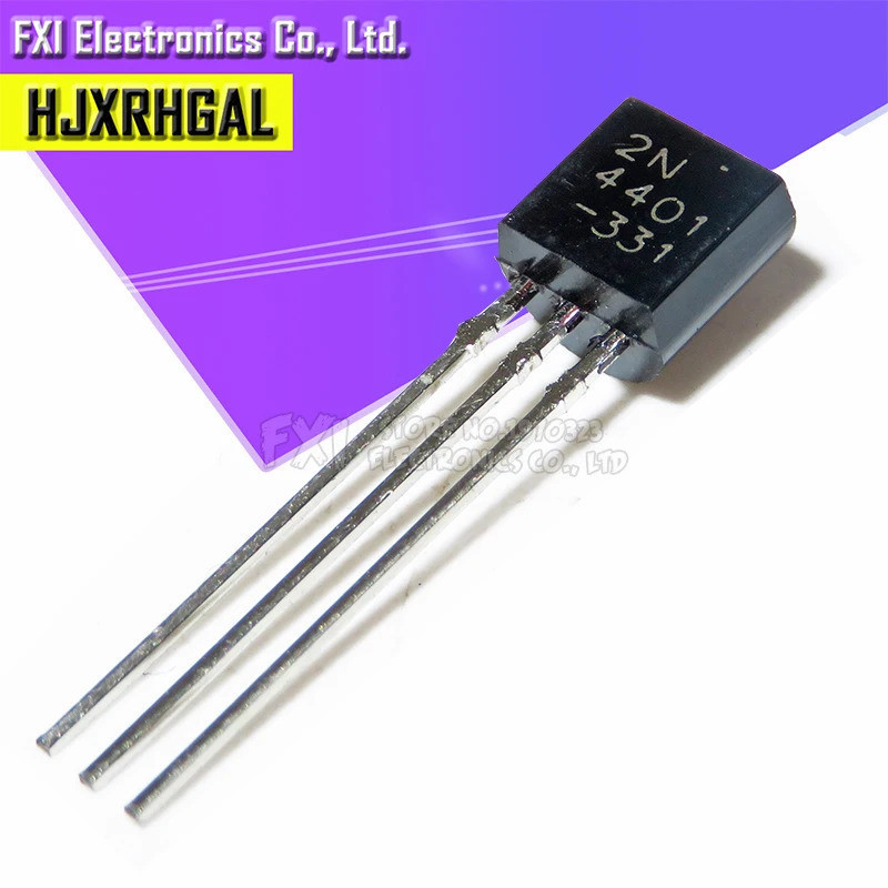 100 Chiếc 2N4401 TO-92 Hai Cực Transistor - BJT NPN Mới nguyên bản