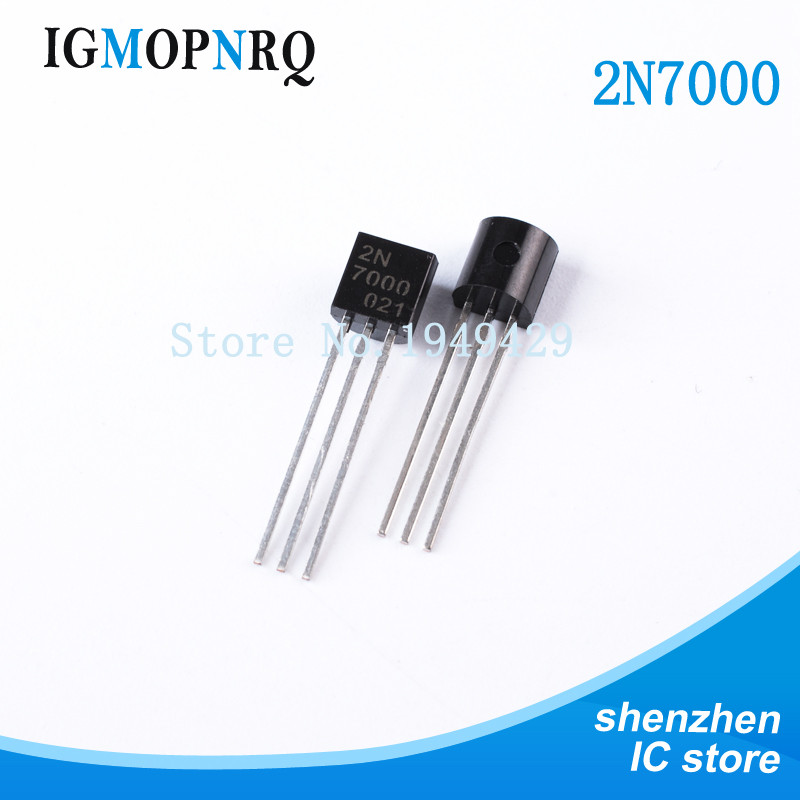 Bộ 50 2N7000 TO92 MOSFET N-CHANNEL 60V 200mA Giao hàng nhanh mới