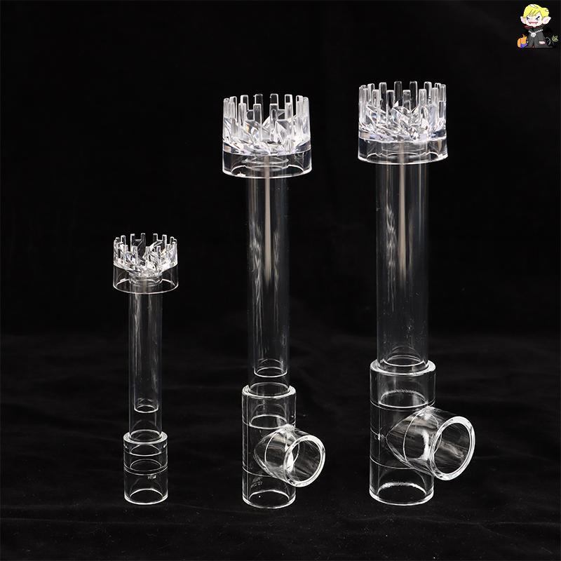 [CLA] 1 Bộ DIY Clear Aquarium Skimmer Acrylic Lily Spin Inflow Outflow Water Plant Tank Filter Clean