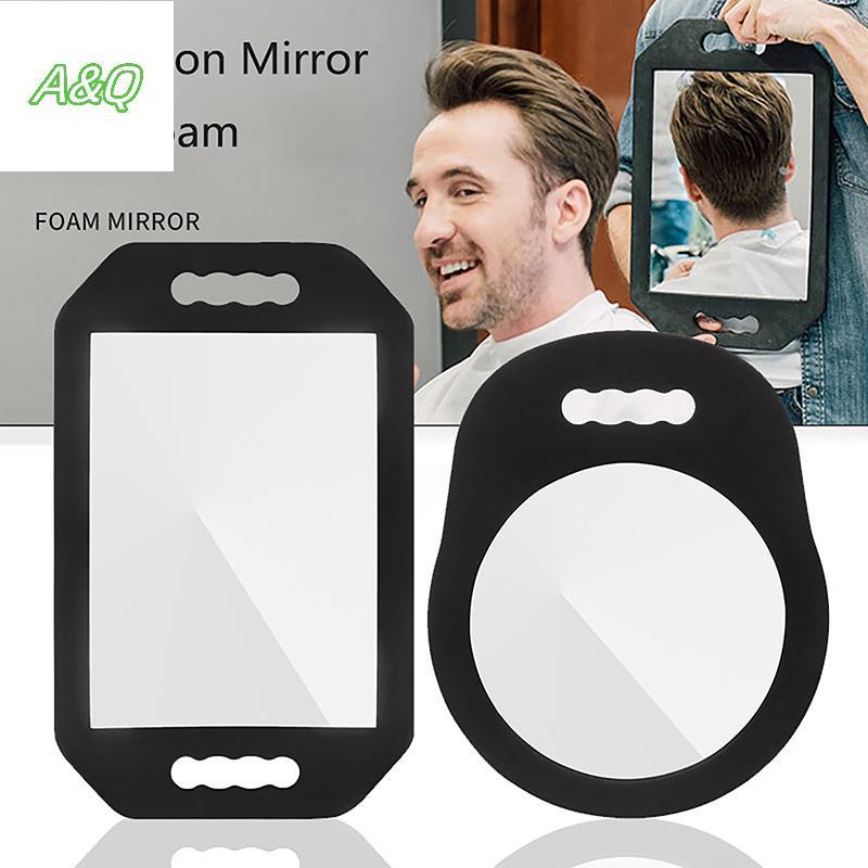 AQ Barber SHop Hair Salon Gương Có Bọt Xung Quanh Cửa Hàng Đen Làm Tóc Gương Trang Điểm Bọt Biển Bảo
