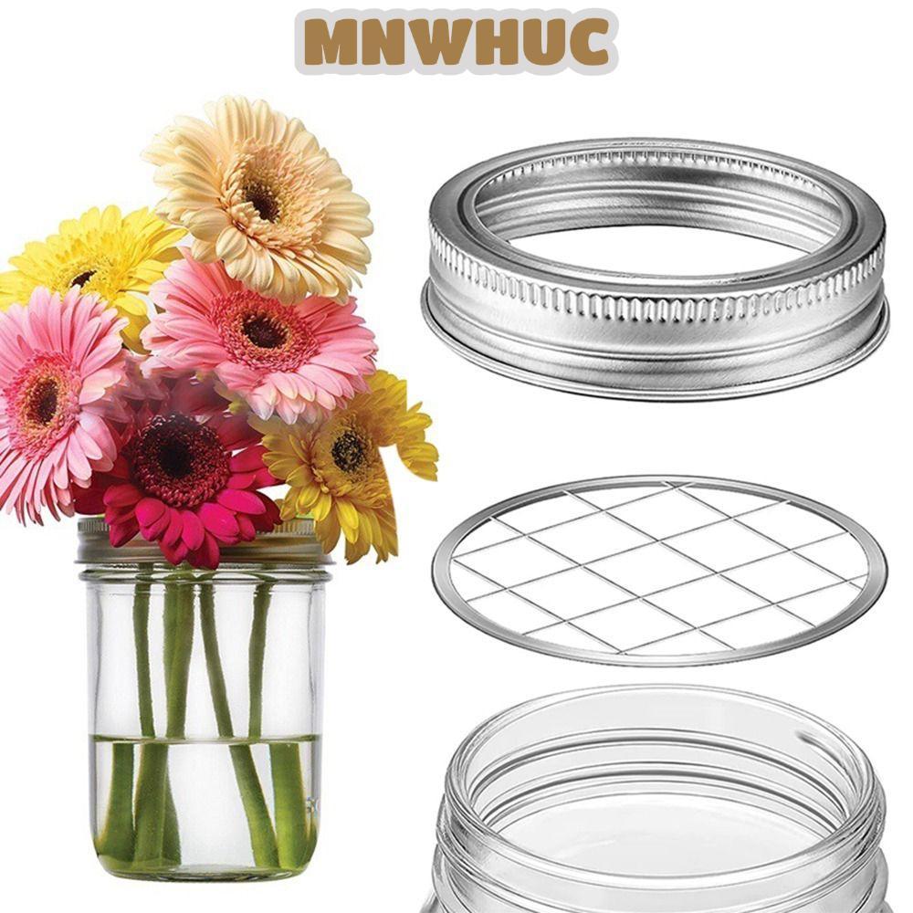MNWHUC 1 Nắp tổ chức hoa, Nắp tổ chức tiết kiệm không gian Nắp bình hoa Mason, Nhà chèn lưới Mason c