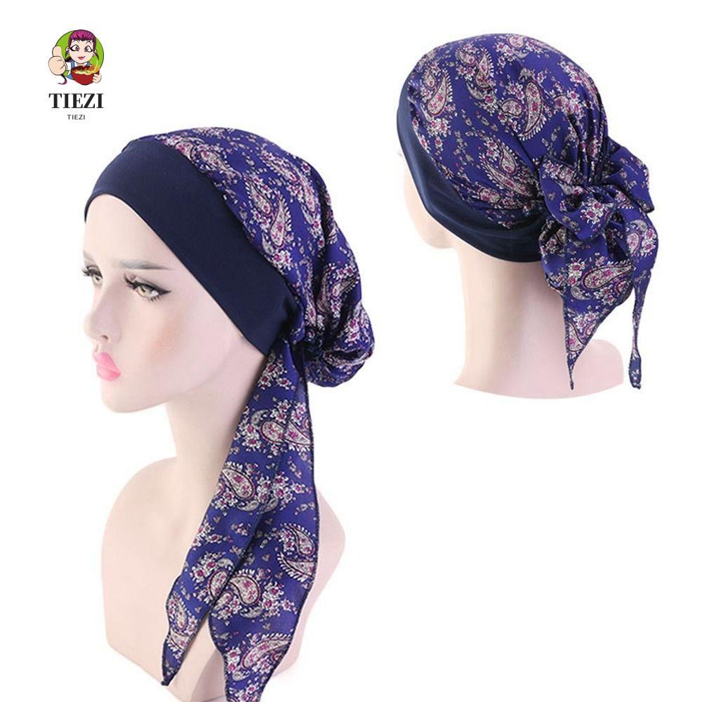 Tiezi Đầu Khăn Tóc Cho Nữ - Hijab Ngủ & Mũ Hijab Phù Hợp Quấn