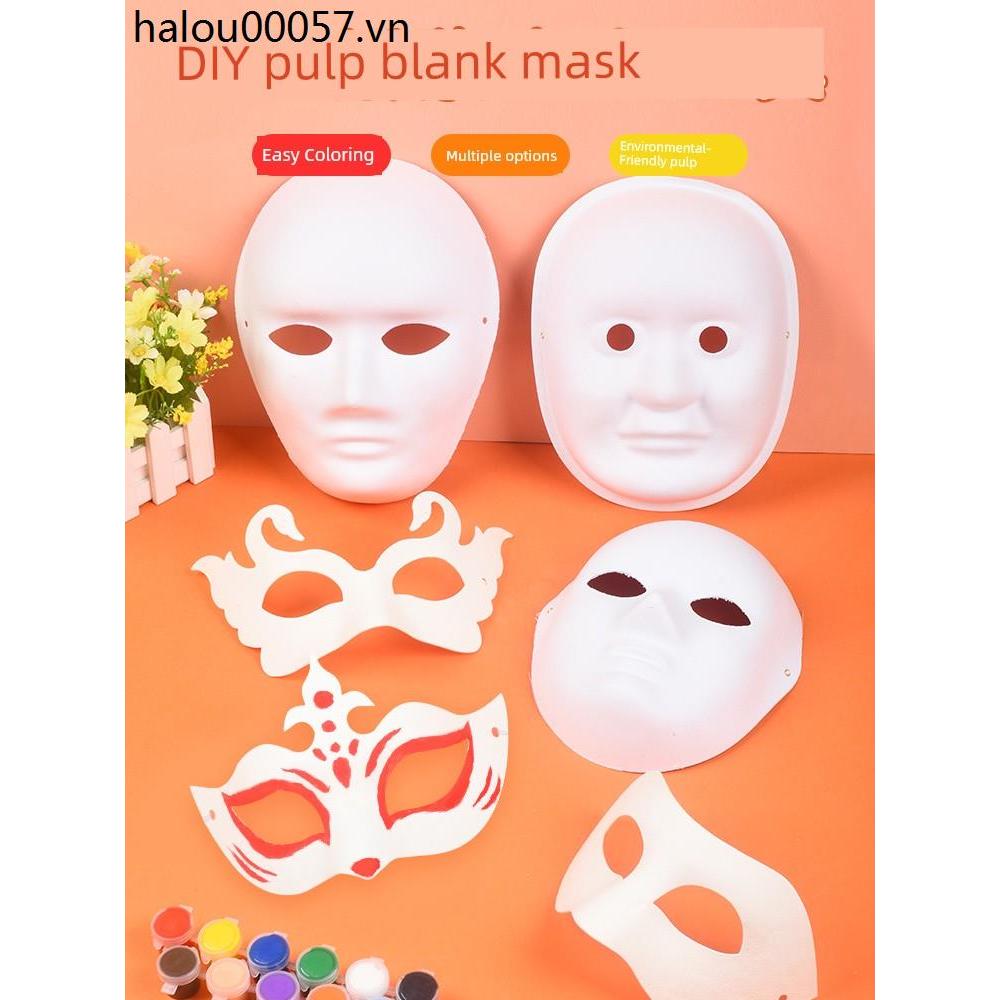 Mặt nạ vẽ bột giấy thủ công Diy Peking Opera