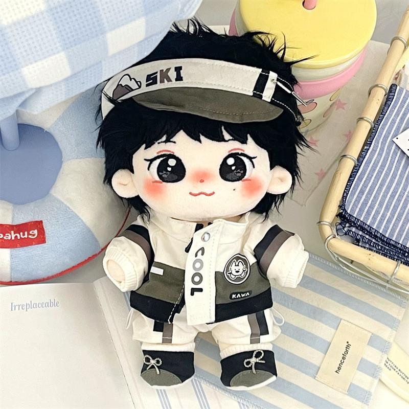 20cm Jiang Yunsheng Cotton Doll Plush Original Toy Jiang Jiang Miao Celebrity Plushie