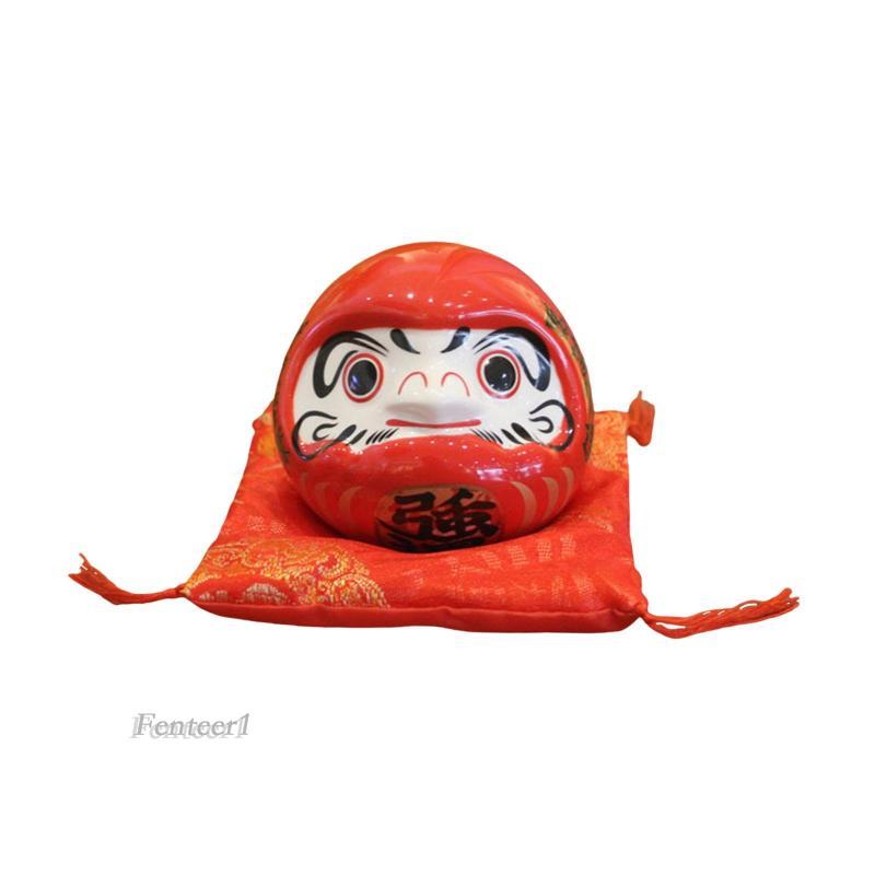 Nồi tiết kiệm búp bê Daruma Daruma bằng gốm Daruma cho cửa hàng văn phòng trang trí nội thất