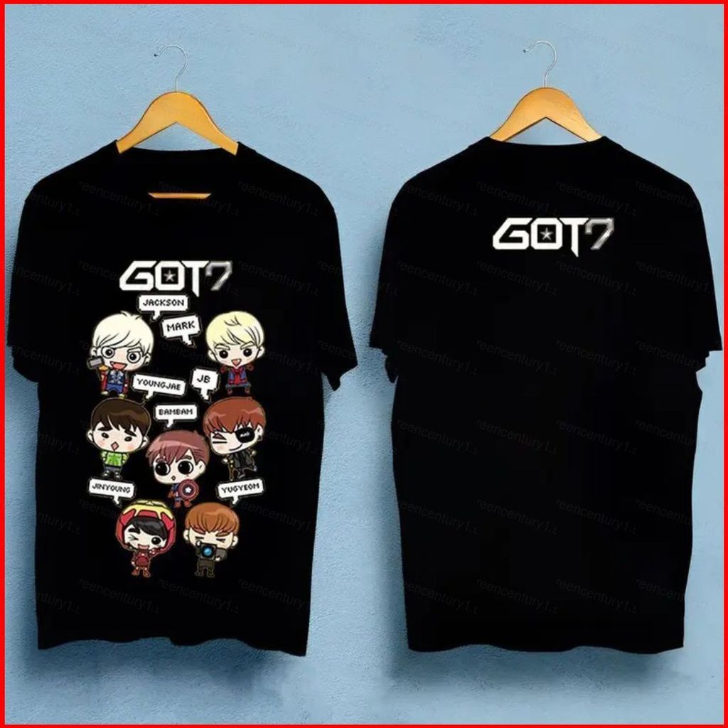 GC1 Got7 GOTOON Jay B ‌JinYoung Mark ‌Áo thun ngắn tay Jackson KPOP GC1