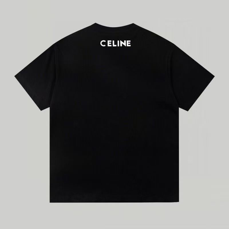 Celine2256 Áo Thun Nam Mùa Hè Mới, Họa Tiết Đơn Giản, Cotton Nguyên Chất
