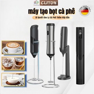 Máy Tạo Bọt Cà Phê & Đánh Trứng Cầm Tay-Chất liệu ABS Inox 304, Sạc Điện, Có Giá Đỡ, Tiết Kiệm Điện