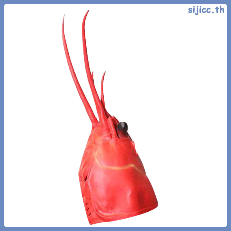 Phụ kiện trang phục tôm hùm Mặt nạ tôm hùm dễ thương Mũ tôm hùm nhẹ cho bữa tiệc Cosplay sijicc