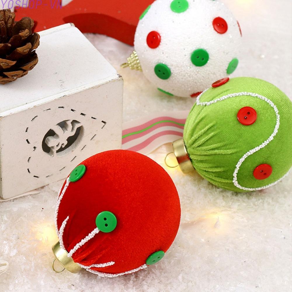 [Ysp]Christmas Ball Set Easy To Hang Office Decorations Sophisticated Design