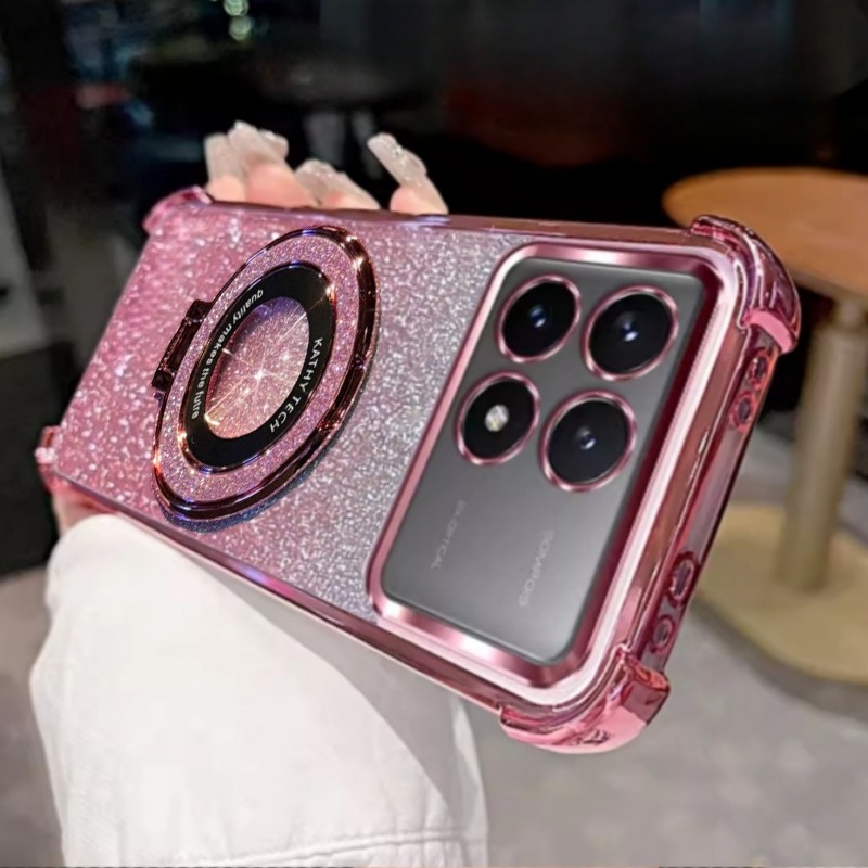 Có Ống Kính Máy Ảnh Giá Đỡ Phim Ốp Lưng Điện Thoại Xiaomi Poco X8 Pro Max X7 Pro X6 Pro X5 X4 GT X4 