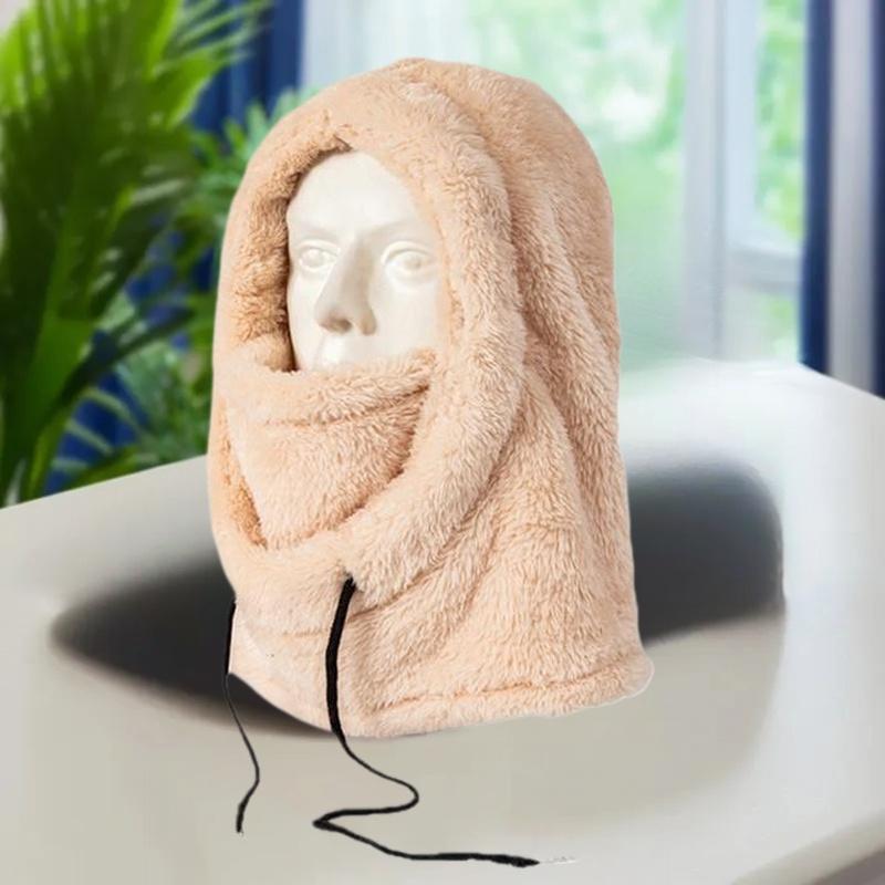 DRH Mặt Nạ Che Kín Mặt Balaclava Vải Bông Polar Ấm Áp Cho Mùa Đông và Lái Xe Máy