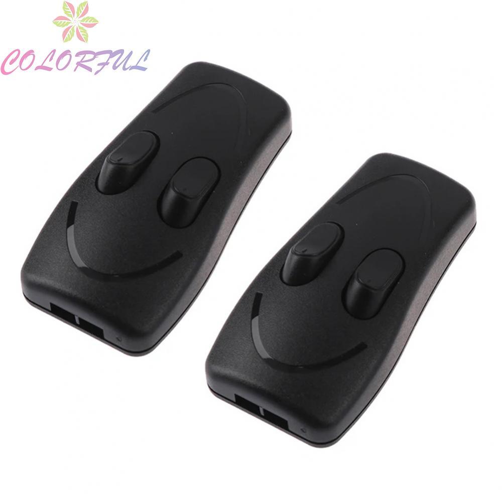 【COLORFUL】2x Lamp Double Switch Control Lamp Floor Lamp Table Lamp Two-way Push Button