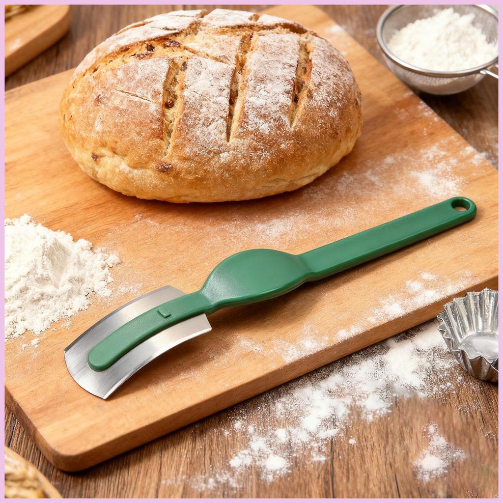 Bánh mì Lame Tay cầm tiện dụng chuyên nghiệp Máy cắt bột bằng thép không gỉ Dụng cụ chấm điểm bánh m